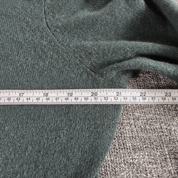 C By Bloomingdales Cashmere Turtlenek Sweater Women's Size Large Green Read - Picture 4 of 7